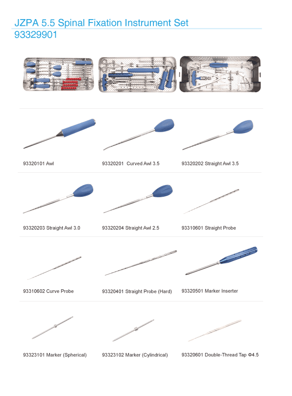 JZPA 5.5 System - Instrument Set – Image 2